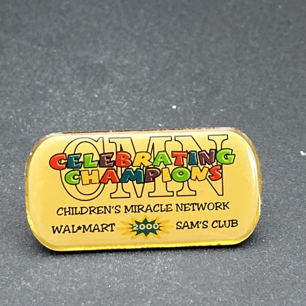 Walmart Children’s Miracle Network Celebrating Champions Lapel Hat Pin